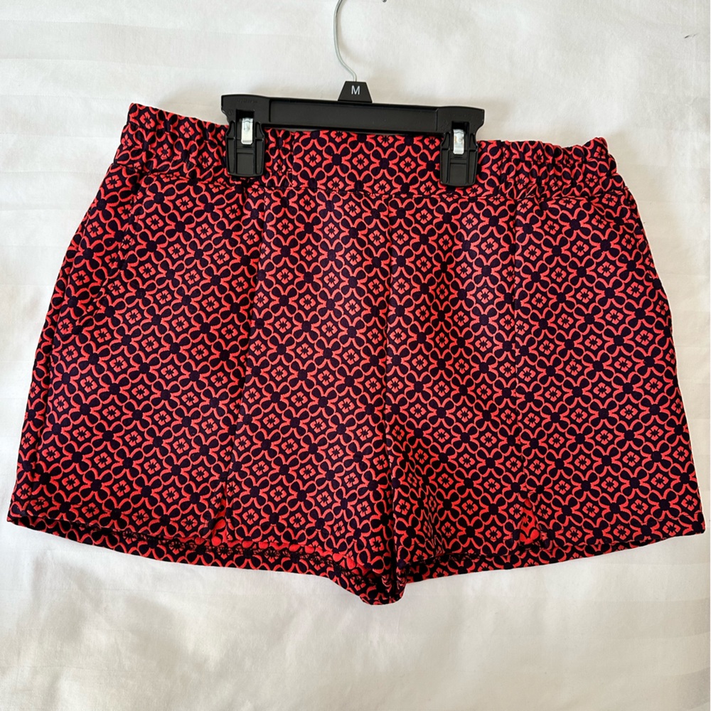 Women’s Boutique Embroidered Elastic waist preppy shorts